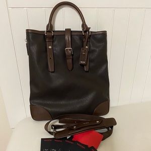 Tumi laptop executive travel crossbody purse